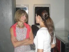 Anna Wintour in support of Livia Firth